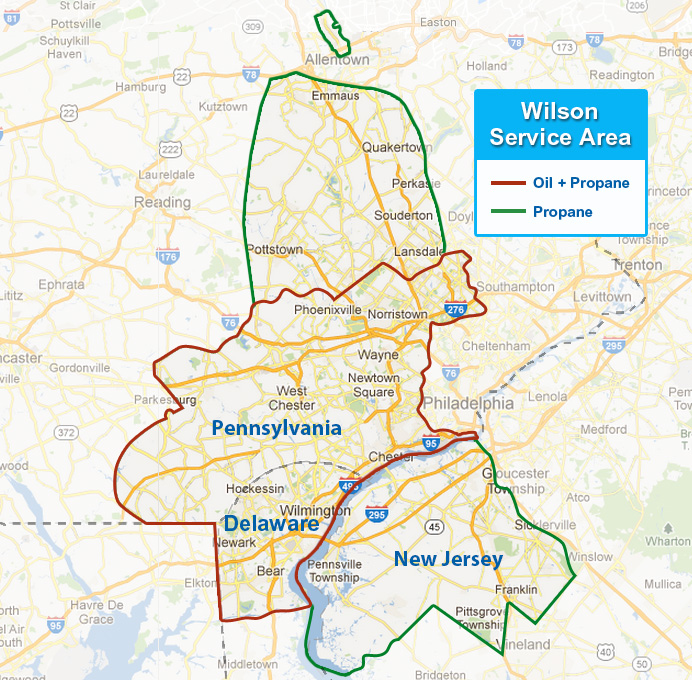 service area map